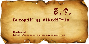 Buzogány Viktória névjegykártya