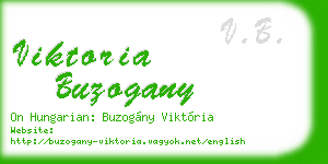 viktoria buzogany business card